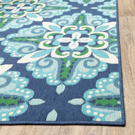 SAFAVIEH Beach House Mecbure Indoor/ Outdoor Waterproof Patio Backyard Rug