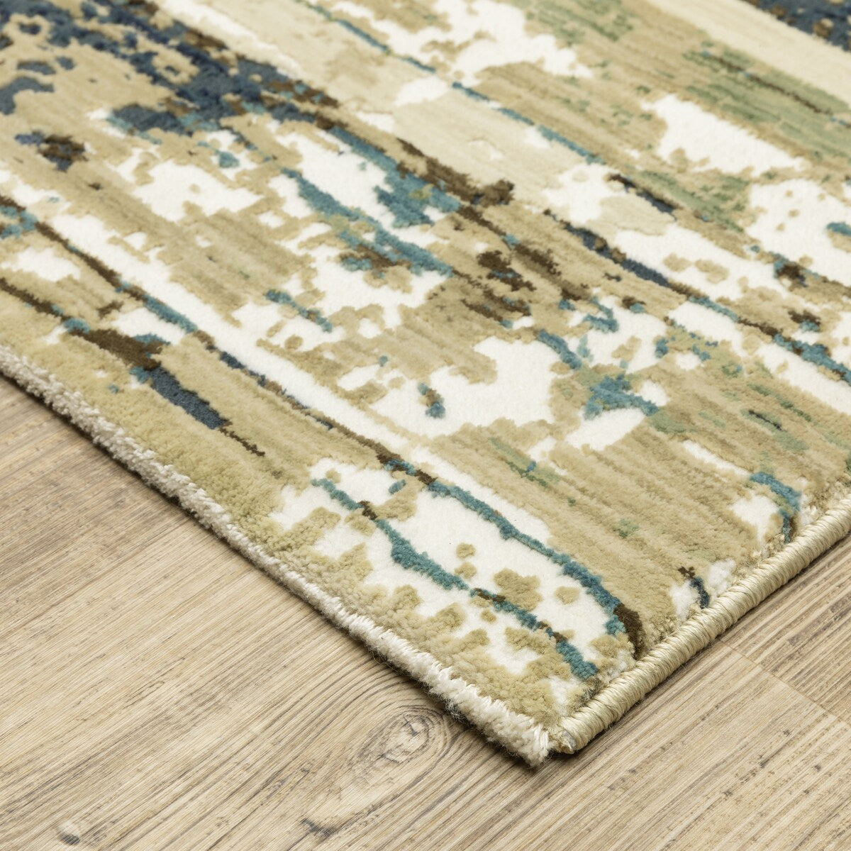 Style Haven Raphael Abstract Beige/ Blue Mixed Pile Area Rug