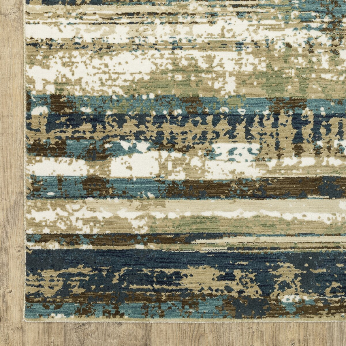 Style Haven Raphael Abstract Beige/ Blue Mixed Pile Area Rug