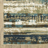 Style Haven Raphael Abstract Beige/ Blue Mixed Pile Area Rug