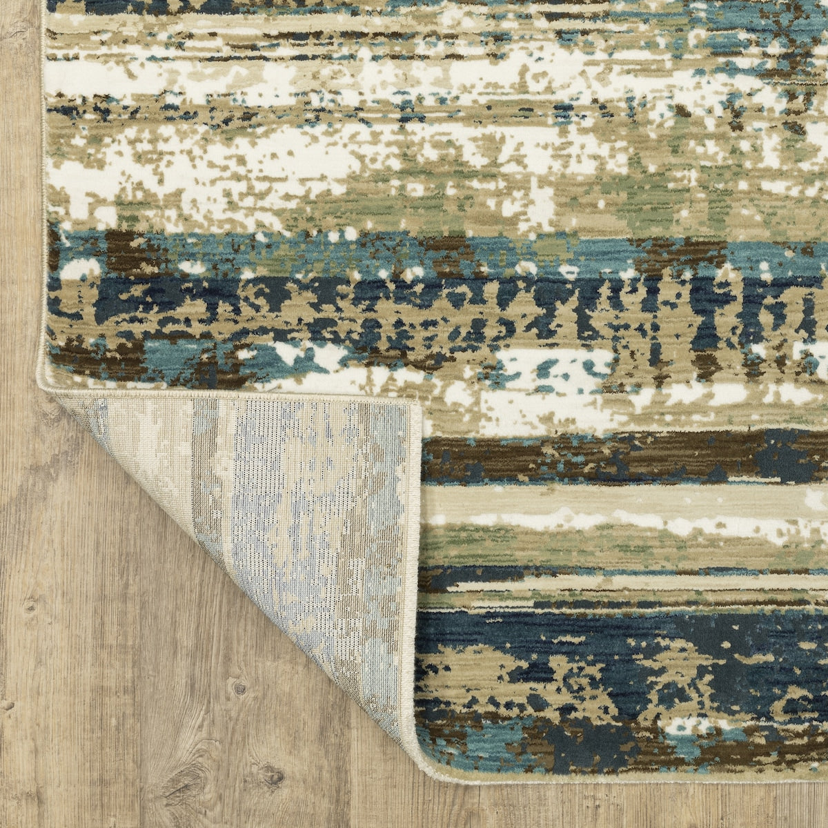Style Haven Raphael Abstract Beige/ Blue Mixed Pile Area Rug