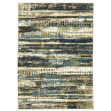 Style Haven Raphael Abstract Beige/ Blue Mixed Pile Area Rug