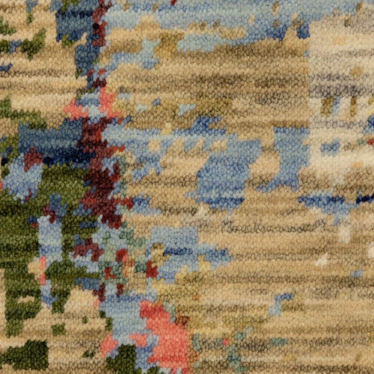 Style Haven Shiloh Modern Abstract Beige/ Multi Wool Blend Area Rug