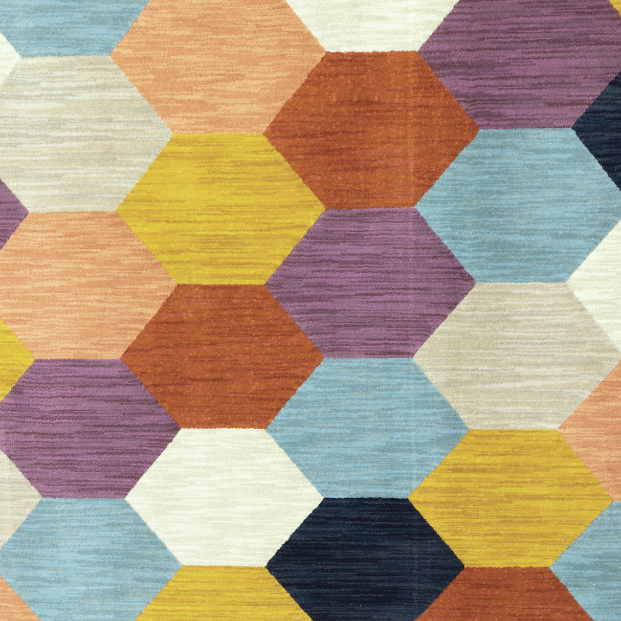 Style Haven Ximena Geometric Hexagon Multi-colored Area Rug
