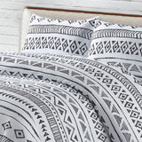 Style Quarters 3pc Duvet Cover Set-Ashley-1 Duvet Cover+2 Shams-Queen