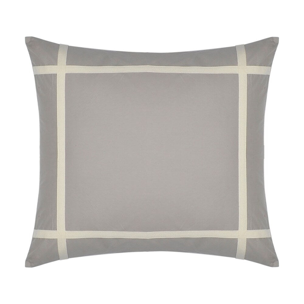 Style Quarters Suri 7pc Comforter Set - Gray and Taupe Damask Print - 100% Cotton - Machine Washable - King