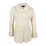 Style & Co. Women's Cowl-Neck Bell-Sleeve Babydoll Sweater