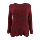 Style & Co. Women's Petite Marled-Knit Sweater