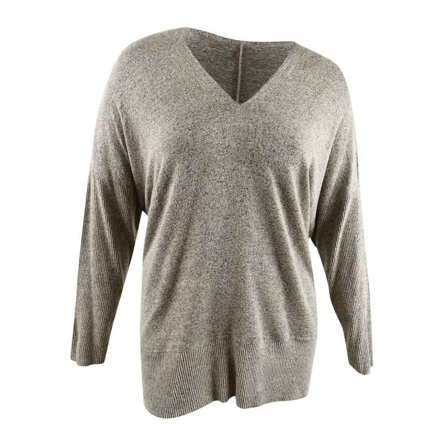 Style & Co. Women's Plus Drop-Shoulder V-Neck Tunic (3X, Sandy Beach)