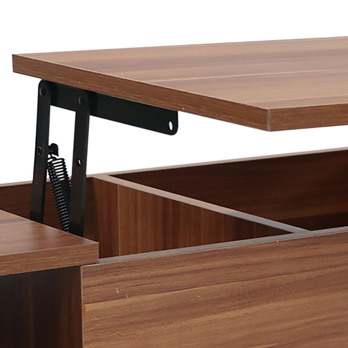 Stylish Minimalist Wooden Rectangular Coffee Table with Lift Table Top