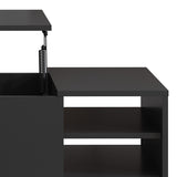 Stylish Minimalist Wooden Rectangular Coffee Table with Lift Table Top