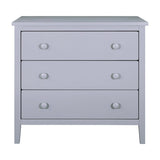 Stylish Solid Wood 3-Drawer Dresser for Bedroom Storage