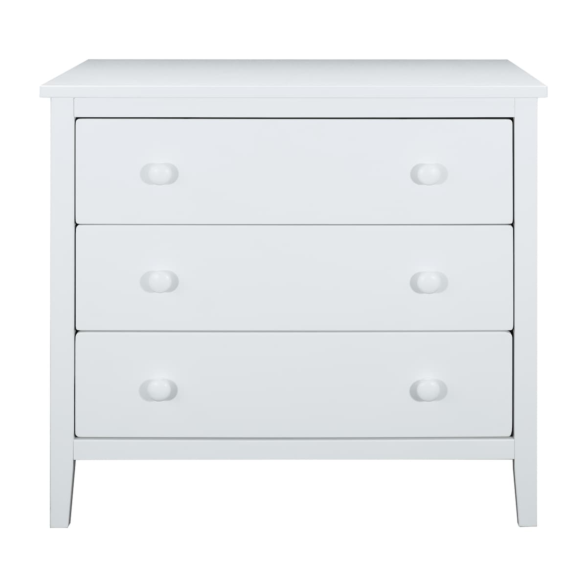 Stylish Solid Wood 3-Drawer Dresser for Bedroom Storage