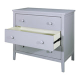 Stylish Solid Wood 3-Drawer Dresser for Bedroom Storage