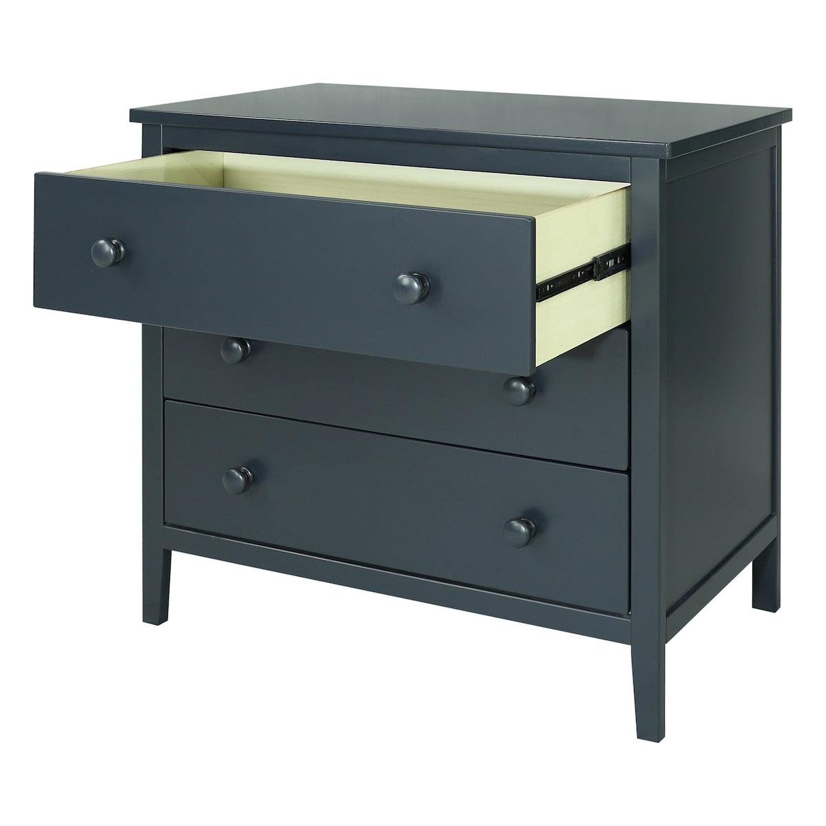 Stylish Solid Wood 3-Drawer Dresser for Bedroom Storage