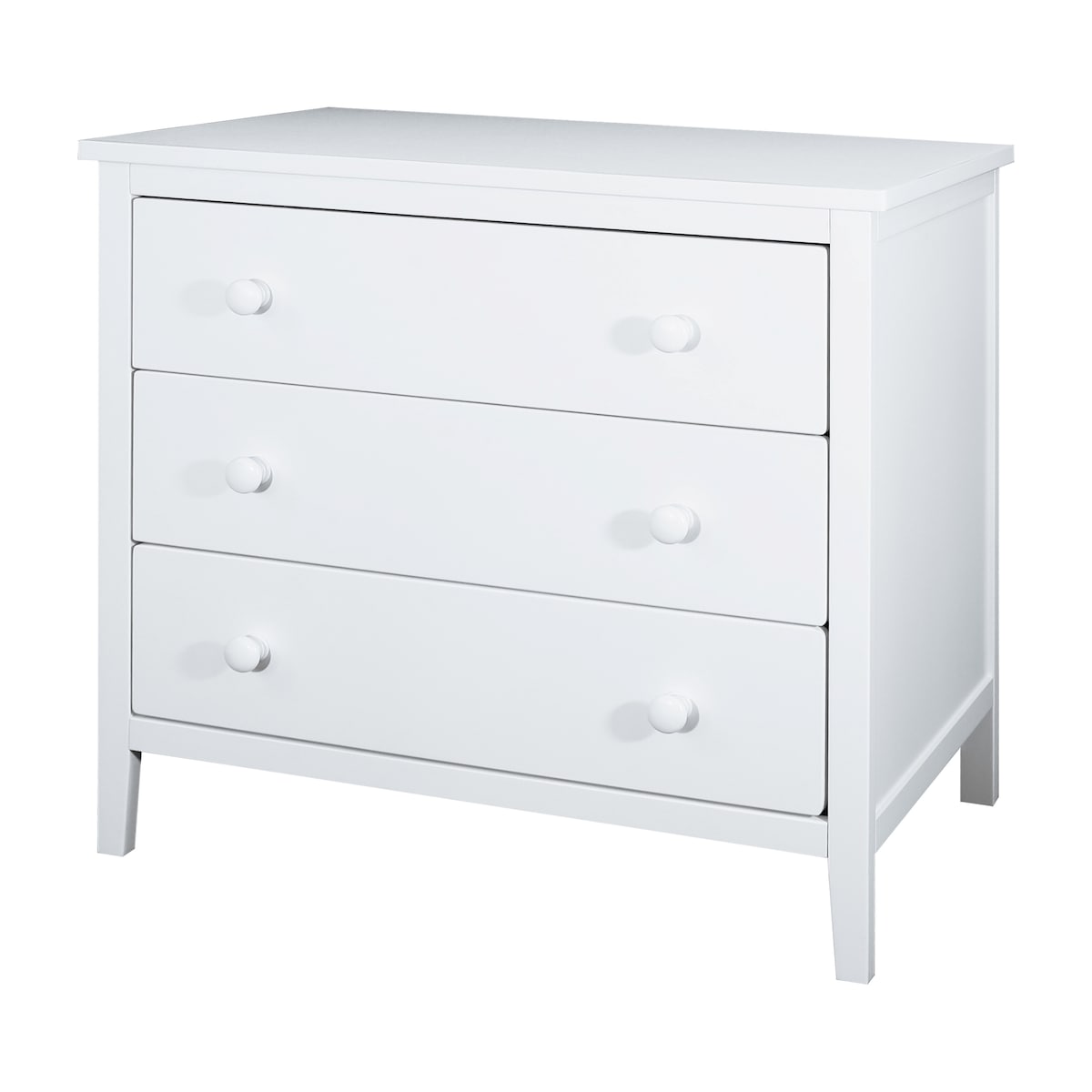 Stylish Solid Wood 3-Drawer Dresser for Bedroom Storage