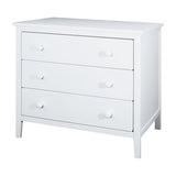 Stylish Solid Wood 3-Drawer Dresser for Bedroom Storage