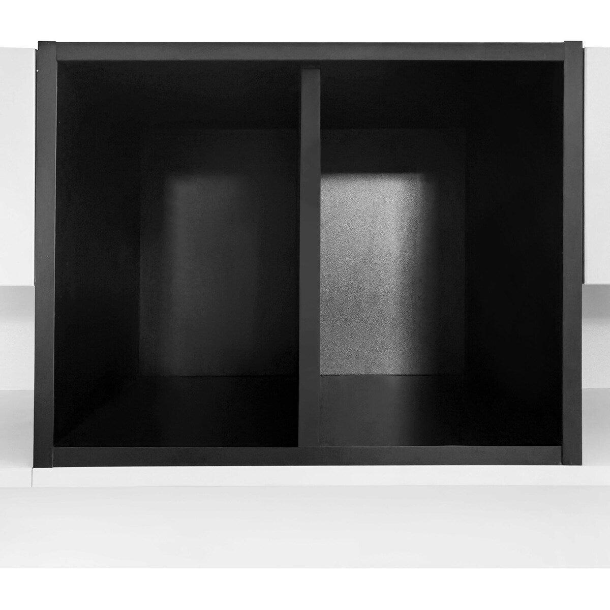Stylish TV Stand with Storage, Two-Tone Media Console for up to 80'' TVs