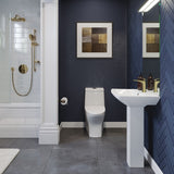 Sublime II Compact 24" Length One Piece Toilet Dual Flush 0.8/1.28 GPF