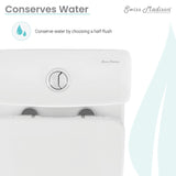 Sublime II Compact 24" Length One Piece Toilet Dual Flush 0.8/1.28 GPF