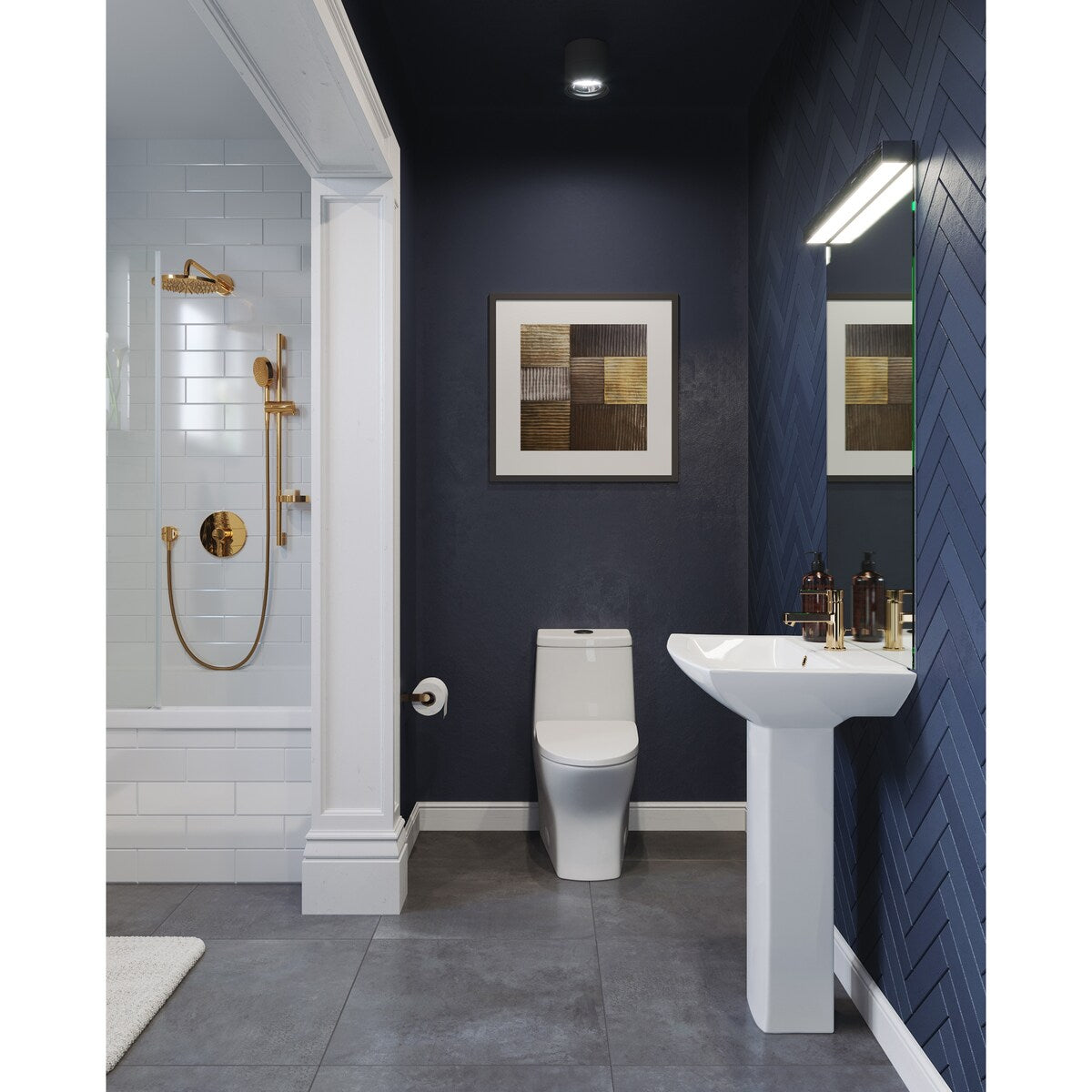 Sublime II Compact 24" Length One Piece Toilet Dual Flush 0.8/1.28 GPF