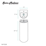 Sublime Rounded Basin Pedestal sink