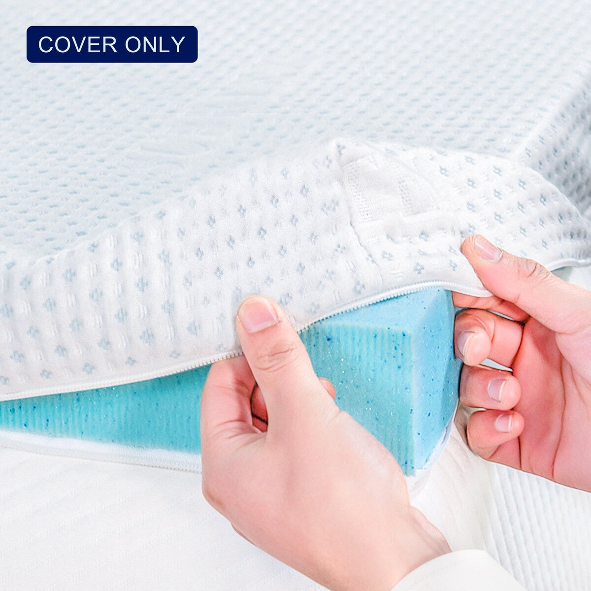 Subrtex 3 Inch Bamboo Removable Mattress Topper Protectors With Zipper