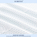 Subrtex 3 Inch Bamboo Removable Mattress Topper Protectors With Zipper