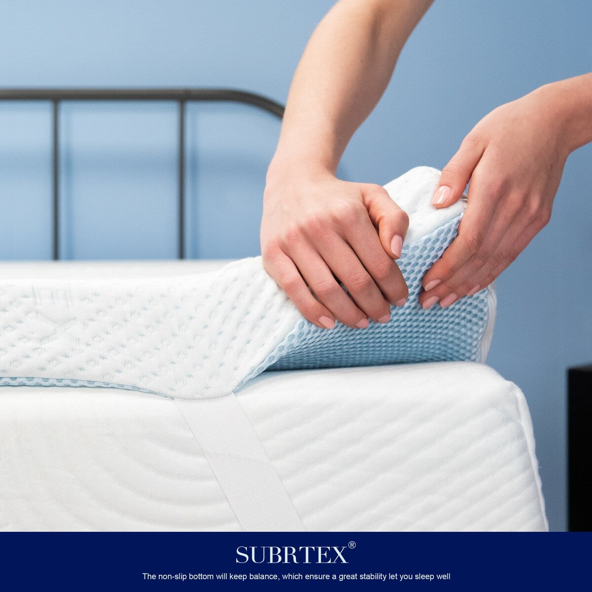 Subrtex 3 Inch Bamboo Removable Mattress Topper Protectors With Zipper