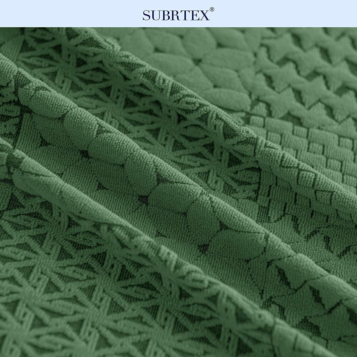 Subrtex Sofa Cover Stretch Slipcover with 2 Separate Cushion Covers