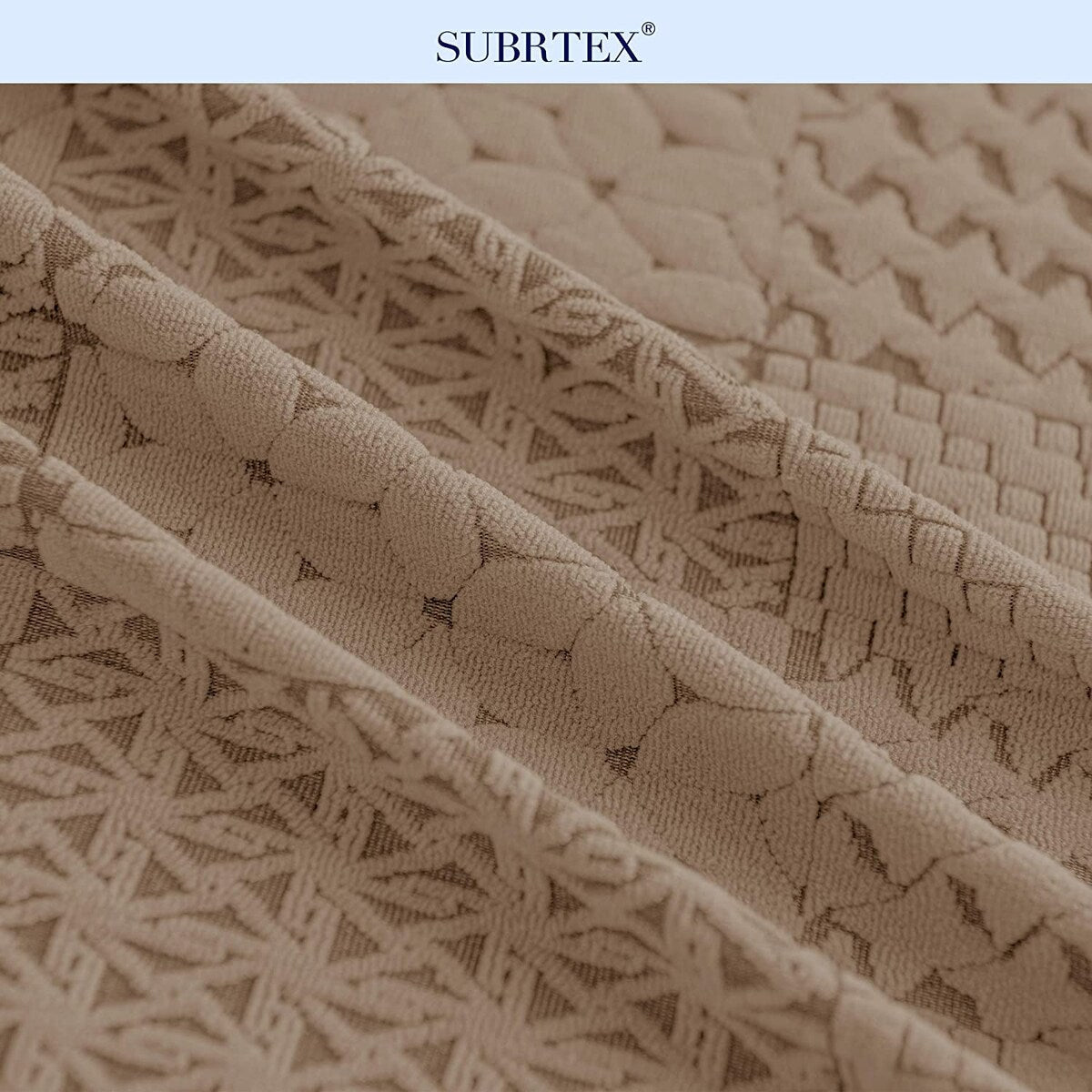Subrtex Sofa Cover Stretch Slipcover with 2 Separate Cushion Covers