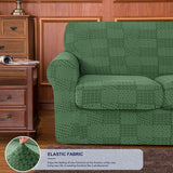 Subrtex Sofa Cover Stretch Slipcover with 2 Separate Cushion Covers