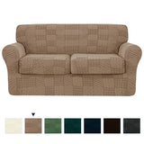 Subrtex Sofa Cover Stretch Slipcover with 2 Separate Cushion Covers
