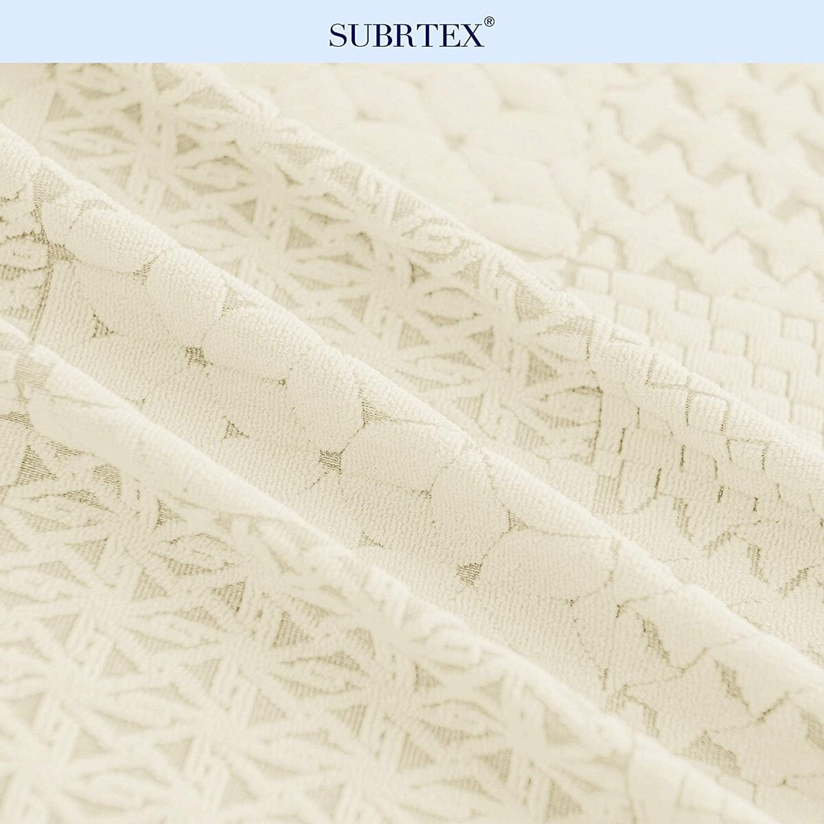 Subrtex Sofa Cover Stretch Slipcover with 2 Separate Cushion Covers