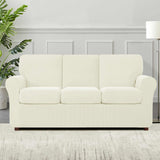 Subrtex 9-Piece Stretch Sofa Slipcover Sets with 4 Backrest Cushion Covers and 4 Seat Cushion Covers