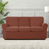 Subrtex 9-Piece Stretch Sofa Slipcover Sets with 4 Backrest Cushion Covers and 4 Seat Cushion Covers