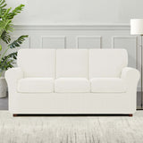 Subrtex 9-Piece Stretch Sofa Slipcover Sets with 4 Backrest Cushion Covers and 4 Seat Cushion Covers