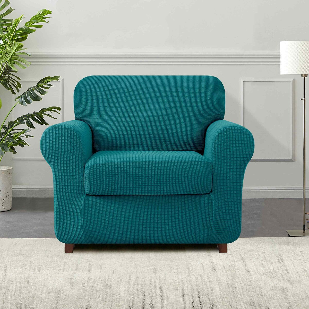Subrtex 9-Piece Stretch Sofa Slipcover Sets with 4 Backrest Cushion Covers and 4 Seat Cushion Covers