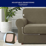 Subrtex 9-Piece Stretch Sofa Slipcover Sets with 4 Backrest Cushion Covers and 4 Seat Cushion Covers