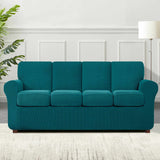 Subrtex 9-Piece Stretch Sofa Slipcover Sets with 4 Backrest Cushion Covers and 4 Seat Cushion Covers
