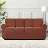 Subrtex 9-Piece Stretch XL Sofa Slipcover Sets with 4 Backrest Cushion Covers and 4 Seat Cushion Covers