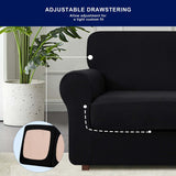 Subrtex 9-Piece Stretch XL Sofa Slipcover Sets with 4 Backrest Cushion Covers and 4 Seat Cushion Covers