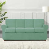 Subrtex 9-Piece Stretch XL Sofa Slipcover Sets with 4 Backrest Cushion Covers and 4 Seat Cushion Covers