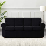 Subrtex 9-Piece Stretch XL Sofa Slipcover Sets with 4 Backrest Cushion Covers and 4 Seat Cushion Covers