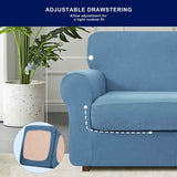 Subrtex 9-Piece Stretch XL Sofa Slipcover Sets with 4 Backrest Cushion Covers and 4 Seat Cushion Covers