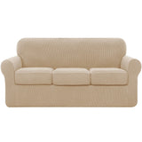 Subrtex Stretch Sofa Slipcover Cover with 3 Separate Cushion Cover