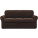 Subrtex Stretch Sofa Slipcover Cover with 3 Separate Cushion Cover