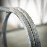 Sullivans 33.5 in. Handled Curved Garden Chair; Gray - 19 x 25.25 x 33.5