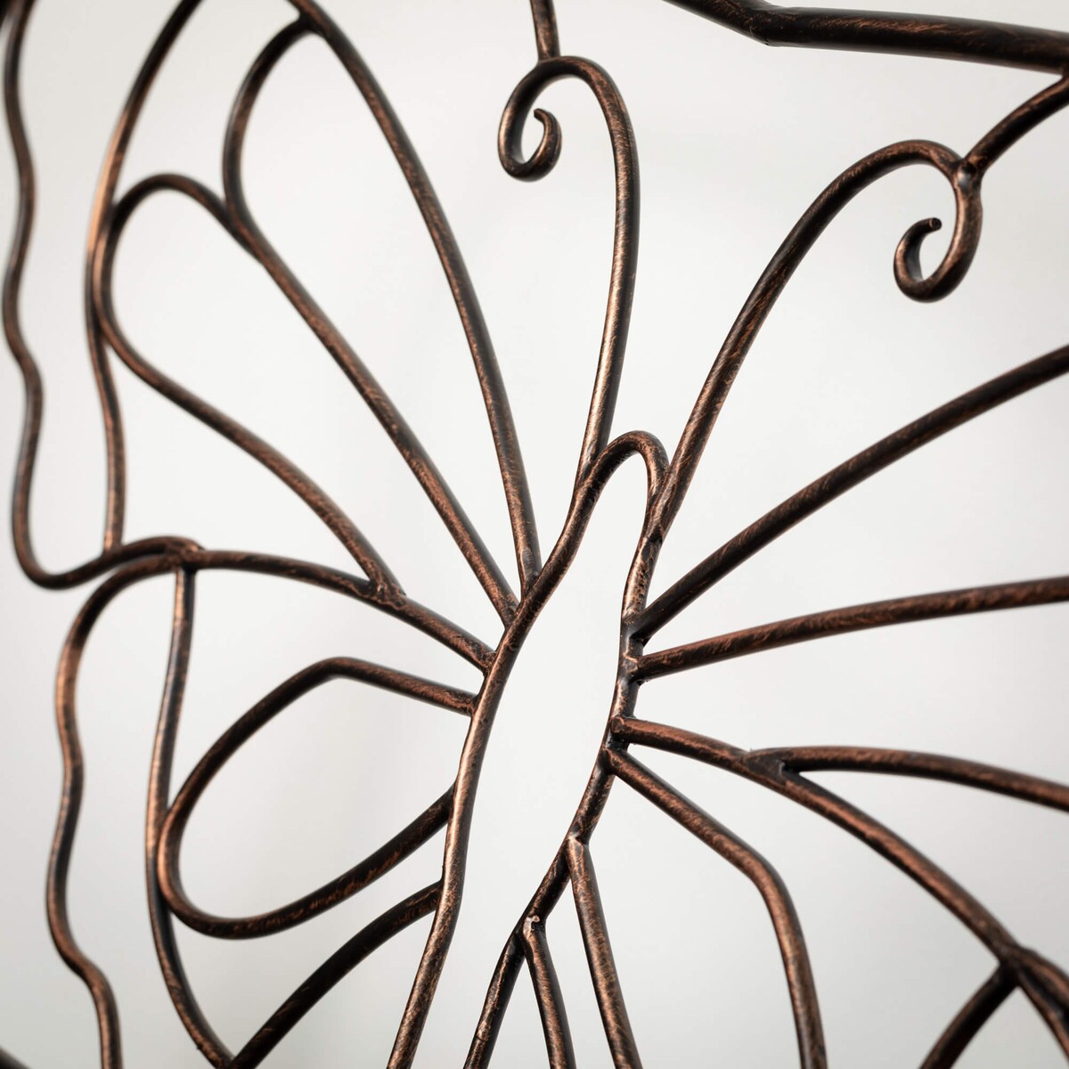Sullivans 36" x 48" Copper Butterfly Garden Bench, Metal