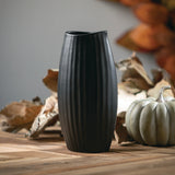 Sullivans 9" Modern Ribbed Vase